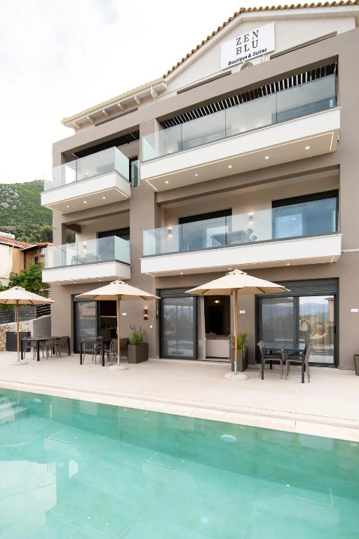 Traditional stone walls and modern luxury design